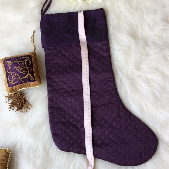 Ballard Designs Purple and Gold Holiday Decor - Picture 9 of 11